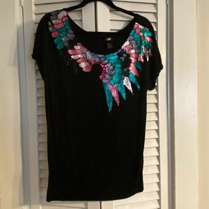 H&M Sequin Top